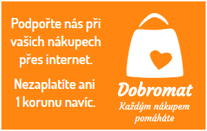 Podpořte nás nákupem přes Dobromat!